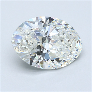 Foto Diamante Natural 6.01 quilates, Ovalado , Color H, claridad SI1 y certificado GIA de
