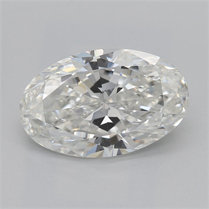 Picture of Natural Diamond 2.00 Carats, Oval with  Cut, H Color, VS2 Clarity and Certified by GIA