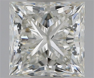 Foto Diamante Natural 1.40 quilates, Princesa , Color I, claridad VS2 y certificado GIA de