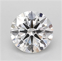 Lab Grown Diamond 1.02 Carats, Round with Ideal Cut, E Color, VVS2 Clarity and Certified by IGI