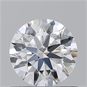 Natural Diamond 0.70 Carats, Round with Excellent Cut, D Color, IF Clarity and Certified by GIA