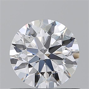 Picture of Natural Diamond 0.70 Carats, Round with Excellent Cut, D Color, IF Clarity and Certified by GIA