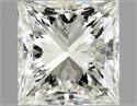 Natural Diamond 0.90 Carats, Princess with  Cut, K Color, VVS1 Clarity and Certified by GIA