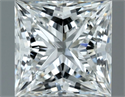 Natural Diamond 1.02 Carats, Princess with  Cut, G Color, VVS1 Clarity and Certified by IGI