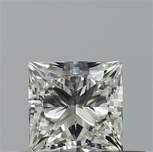Picture of Natural Diamond 0.40 Carats, Princess with  Cut, H Color, VVS1 Clarity and Certified by GIA