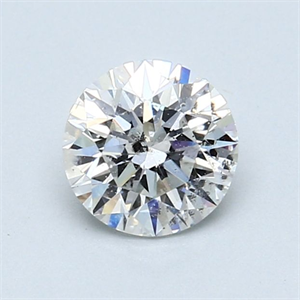 Foto Diamante Natural 0.90 quilates, Redondo , Color F, claridad I1 y certificado GIA de