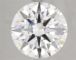 Picture of Lab Grown Diamond 5.05 Carats, Round with Ideal Cut, E Color, VVS2 Clarity and Certified by IGI