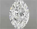 Diamante Natural 0.44 quilates, Ovalado , Color E, claridad VVS1 y certificado GIA