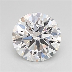 Picture of Lab Grown Diamond 1.01 Carats, Round with Ideal Cut, D Color, VVS1 Clarity and Certified by IGI