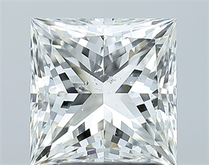Picture of Natural Diamond 2.01 Carats, Princess with  Cut, I Color, SI2 Clarity and Certified by GIA