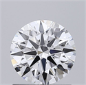 Lab Grown Diamond 1.00 Carats, Round with Ideal Cut, D Color, VVS1 Clarity and Certified by IGI