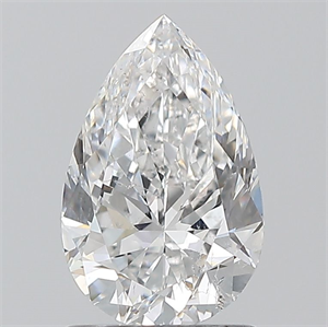 Foto Diamante Natural 1.20 quilates, De pera , Color E, claridad SI2 y certificado GIA de