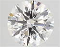 Natural Diamond 4.01 Carats, Round with Excellent Cut, F Color, VS1 Clarity and Certified by GIA
