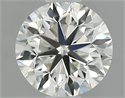 Natural Diamond 0.70 Carats, Round with Very Good Cut, J Color, VVS1 Clarity and Certified by GIA