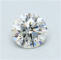 Diamante Natural 0.90 quilates, Redondo , Color J, claridad SI2 y certificado GIA