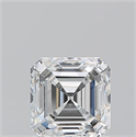 Natural Diamond 1.02 Carats, Asscher with  Cut, F Color, VS2 Clarity and Certified by GIA