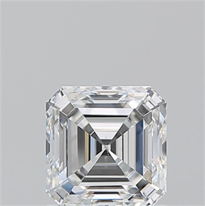 Picture of Natural Diamond 1.02 Carats, Asscher with  Cut, F Color, VS2 Clarity and Certified by GIA