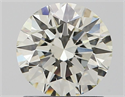 Natural Diamond 1.22 Carats, Round with Excellent Cut, J Color, VS2 Clarity and Certified by IGI