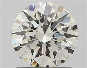 Picture of Natural Diamond 1.22 Carats, Round with Excellent Cut, J Color, VS2 Clarity and Certified by IGI
