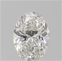 Natural Diamond 1.20 Carats, Oval with  Cut, H Color, VS2 Clarity and Certified by GIA