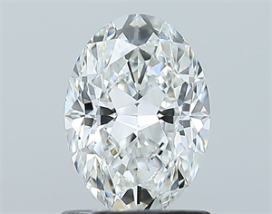 Picture of Natural Diamond 1.01 Carats, Oval with  Cut, F Color, VS1 Clarity and Certified by GIA