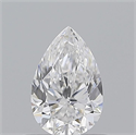 Diamante Natural 0.70 quilates, De pera , Color D, claridad VS2 y certificado GIA