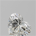 Natural Diamond 0.70 Carats, Heart with  Cut, J Color, VS2 Clarity and Certified by GIA