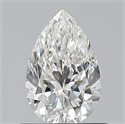 Natural Diamond 0.70 Carats, Pear with  Cut, G Color, VS2 Clarity and Certified by GIA