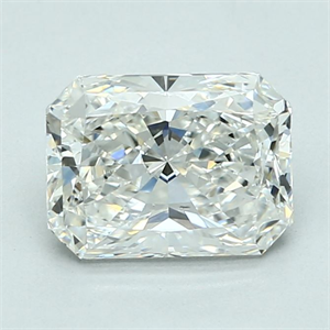 Foto Diamante Natural 2.01 quilates, Radiante , Color G, claridad SI1 y certificado GIA de