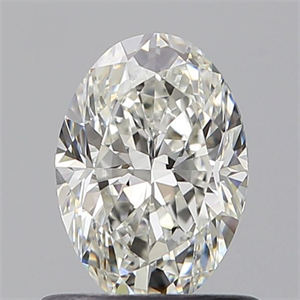 Picture of Natural Diamond 0.70 Carats, Oval with  Cut, H Color, VS1 Clarity and Certified by GIA