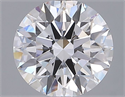 Del inventario de diamantes de laboratorio, 2.04 quilates, Redondo , Color D, claridad VVS2 y certificado IGI