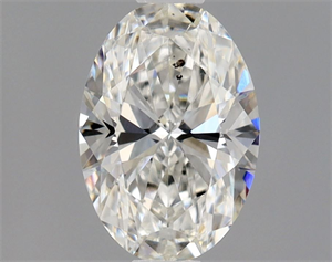 Picture of Natural Diamond 0.50 Carats, Oval with  Cut, F Color, SI2 Clarity and Certified by GIA
