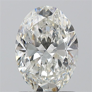 Picture of Natural Diamond 1.01 Carats, Oval with  Cut, G Color, VVS2 Clarity and Certified by GIA