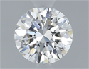 Natural Diamond 0.40 Carats, Round with Excellent Cut, F Color, VVS1 Clarity and Certified by GIA