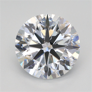 Picture of Lab Grown Diamond 4.00 Carats, Round with Ideal Cut, E Color, VS2 Clarity and Certified by IGI