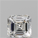 Diamante Natural 0.71 quilates, Asscher , Color G, claridad SI1 y certificado GIA