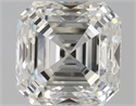 Diamante Natural 0.90 quilates, Asscher , Color J, claridad VVS1 y certificado GIA