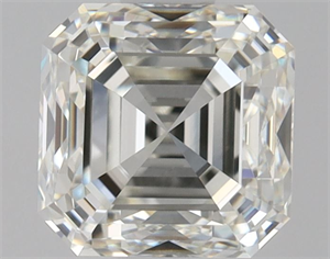 Picture of Natural Diamond 0.90 Carats, Asscher with  Cut, J Color, VVS1 Clarity and Certified by GIA