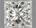 Natural Diamond 0.71 Carats, Princess with  Cut, L Color, VS2 Clarity and Certified by GIA