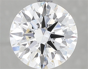 Picture of Lab Grown Diamond 3.08 Carats, Round with Ideal Cut, F Color, VVS2 Clarity and Certified by IGI