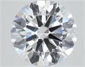 Lab Grown Diamond 5.52 Carats, Round with Ideal Cut, D Color, VS1 Clarity and Certified by IGI