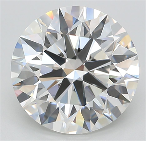 Picture of Lab Grown Diamond 5.68 Carats, Round with Ideal Cut, F Color, IF Clarity and Certified by IGI