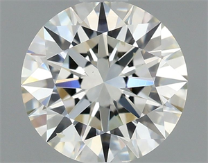 Picture of Natural Diamond 0.90 Carats, Round with Excellent Cut, I Color, SI1 Clarity and Certified by GIA