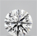 Lab Grown Diamond 0.80 Carats, Round with Ideal Cut, D Color, VVS2 Clarity and Certified by IGI