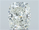 Natural Diamond 1.50 Carats, Cushion with  Cut, I Color, SI1 Clarity and Certified by GIA