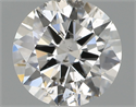 Natural Diamond 0.90 Carats, Round with Excellent Cut, G Color, I1 Clarity and Certified by GIA