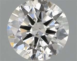 Picture of Natural Diamond 0.90 Carats, Round with Excellent Cut, G Color, I1 Clarity and Certified by GIA