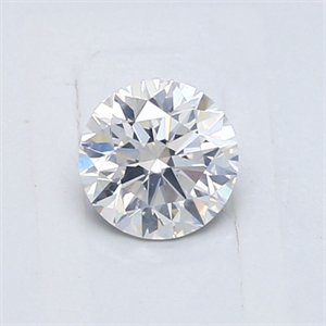 Picture of Natural Diamond 0.61 Carats, Round with Very Good Cut, E Color, I1 Clarity and Certified by GIA