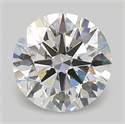 Lab Grown Diamond 2.00 Carats, Round with Ideal Cut, D Color, VVS2 Clarity and Certified by IGI