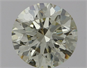 Natural Diamond 0.90 Carats, Round with Excellent Cut, J Color, SI1 Clarity and Certified by IGI